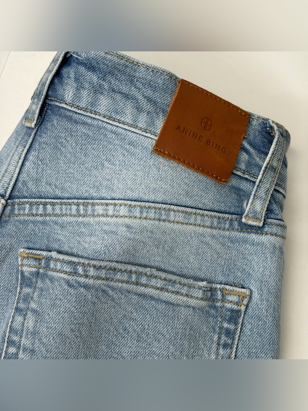 Anine Bing Hugh Straight Jeans - Picture 6 of 7